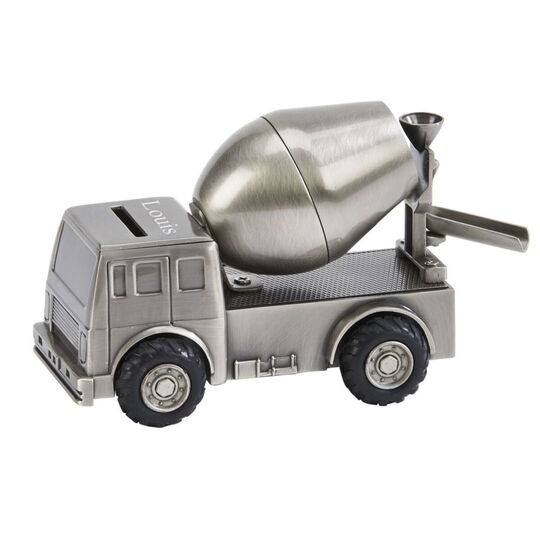 Personalized Cement Mixer Bank